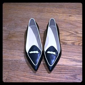 J Crew two toned flats